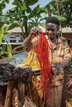 Load image into Gallery viewer, Fair Trade basket artisans, made in Uganda
