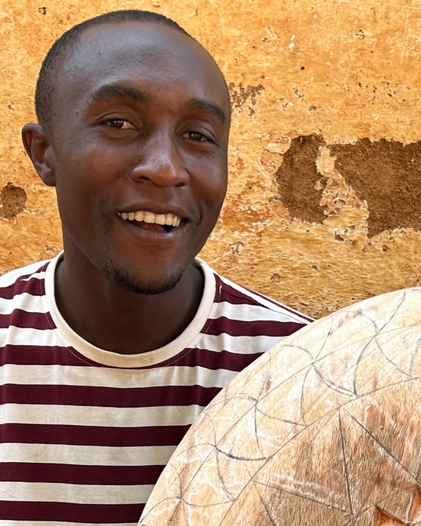 Bamileke shields from Cameroon for wall decor, minimalist geometric design in black and white