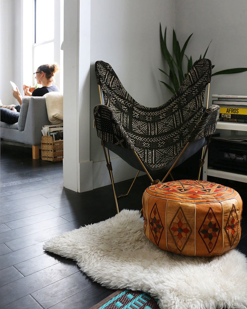Mudcloth Butterfly Chair Cover