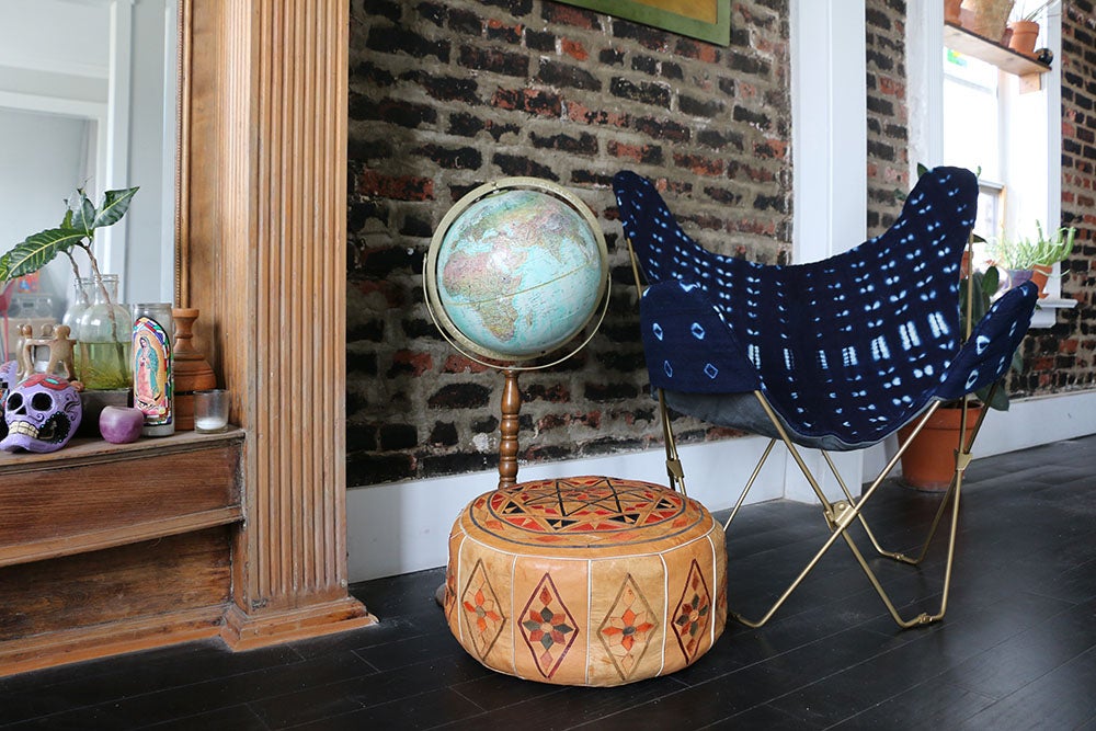 Mudcloth Butterfly Chair Cover