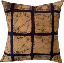 Load image into Gallery viewer, Batik textile home goods for modern Boho home, pillows made in Tanzania. Fair Trade.
