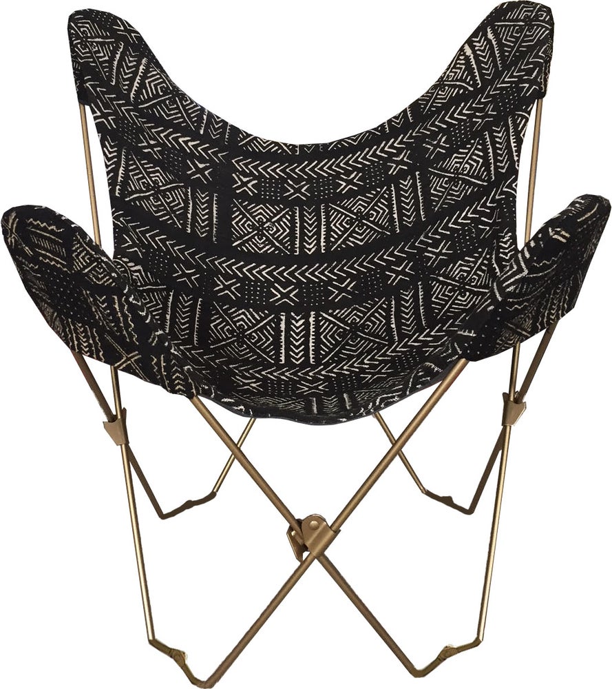 Mudcloth Butterfly Chair Cover