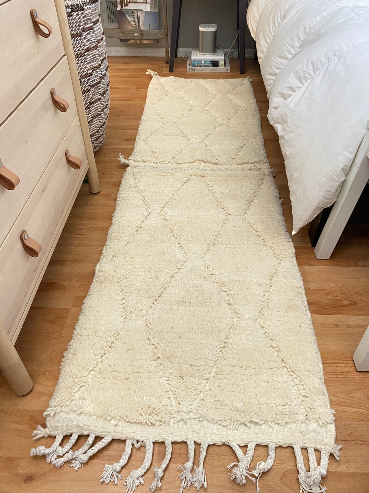 Moroccan Runner - Ivory Diamond