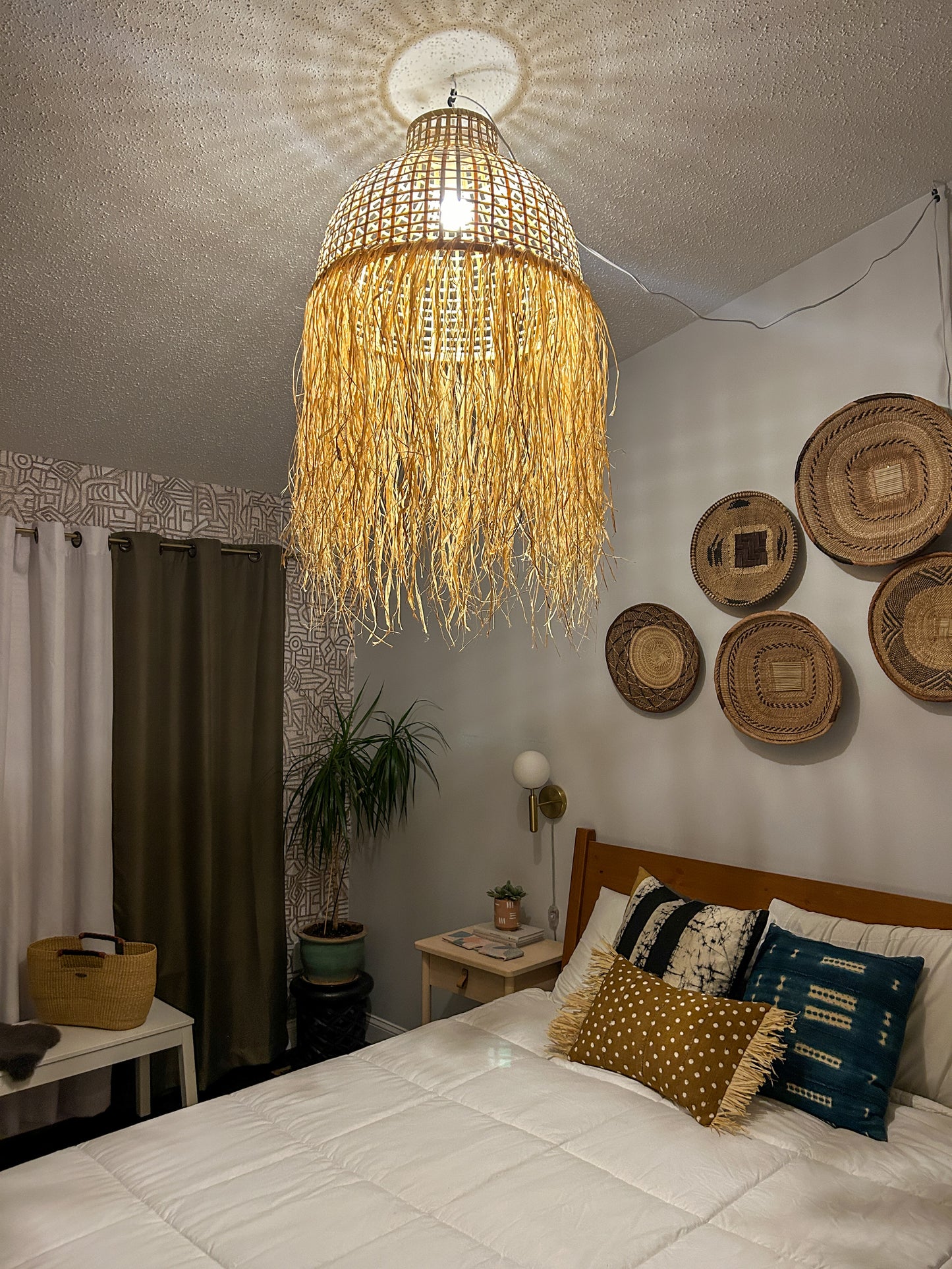 Kisenso Raffia Lampshade