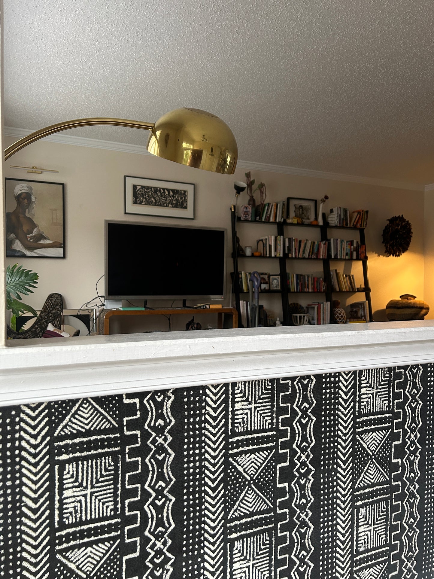Segou Mudcloth-inspired Wallpaper, Bedding, and Art