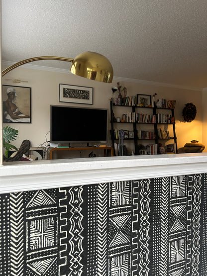 Segou Mudcloth-inspired Wallpaper, Bedding, and Art