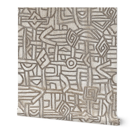 Shina KUBA Cloth-inspired Wallpaper