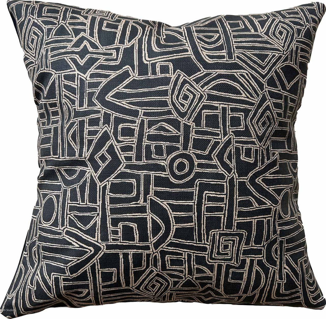 Shina KUBA cloth-inspired Pillow