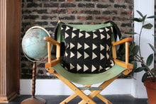 Load image into Gallery viewer, Handcrafted African mudcloth pillows with geometric designs. Modern pillows made in USA, designed in Mali.
