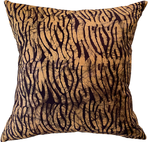 Fair Trade batik textile home goods for modern Boho home, pillows made in Tanzania. African home decor and textiles.